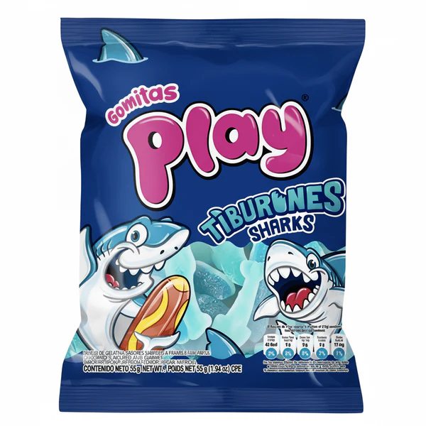 GOMITAS PLAY TIBURONES 60G