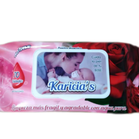PAÑIT. HUM. KARICIAS X 80 ROSA