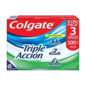 PASTA DENTAL COLGATE TRIPLE ACCION x3