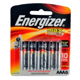 * ENERGIZER PILAS ALCALINA AAA X6